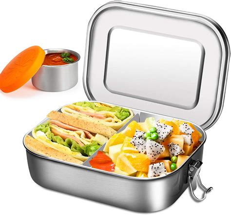 amazon lunch boxes steel|leak proof steel lunch box.